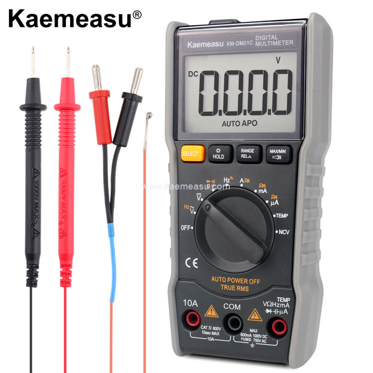 カエメアス 01C LCDディスプレイ アボメーター デジタルマルチメーター AC DC電圧 True RMS テスト