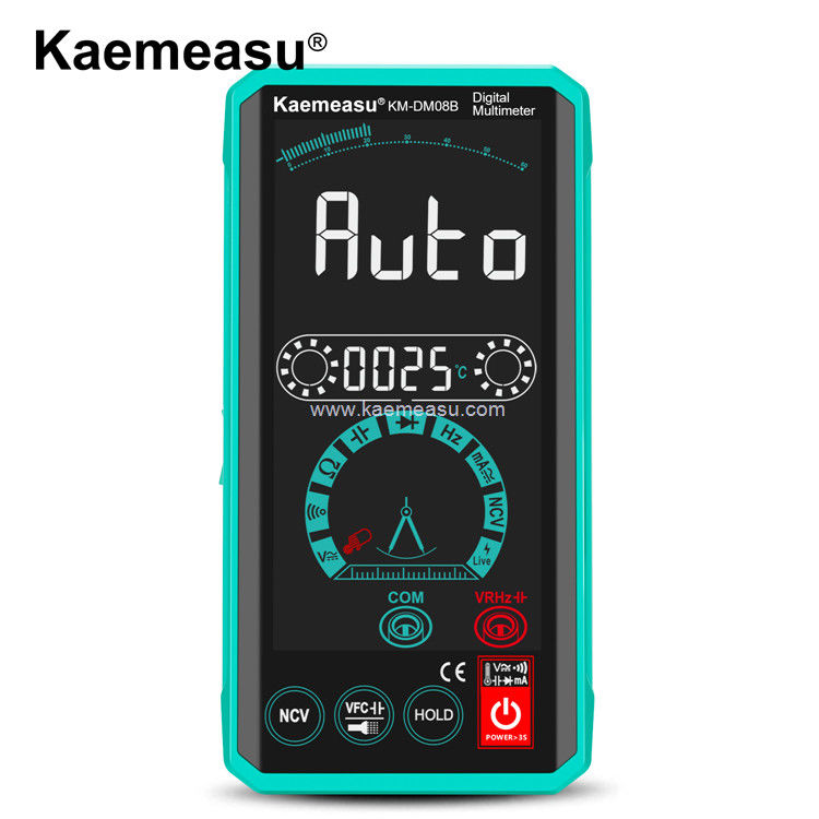 カエメアス 08D 音声制御 マルチメーター テスト 電気工 ヴォルトメーター NCV ツール RMS 電圧テスト