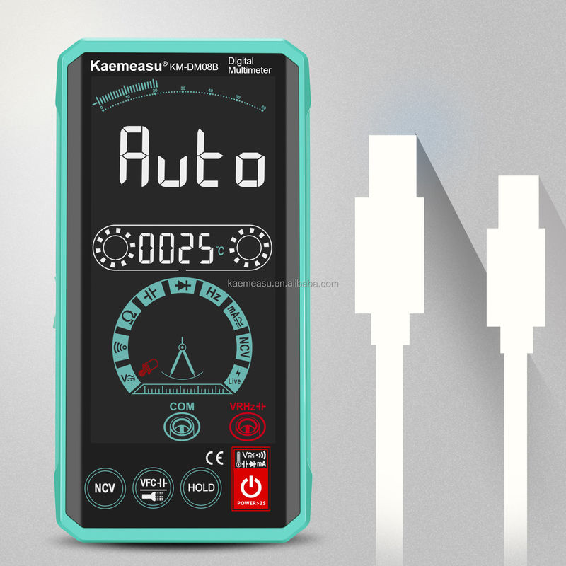 CE/RoHS/FCC認証と300mAの測定電流範囲のデジタルマルチメーター