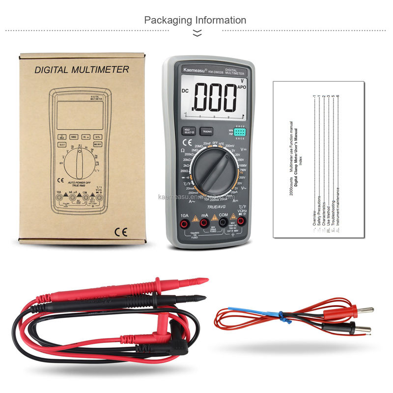 スマートマルチメーター交流電圧テスト 容量範囲20nF/200nF/2uF/20uF/200uF/2000uFと最大交流電流10Aを測定する