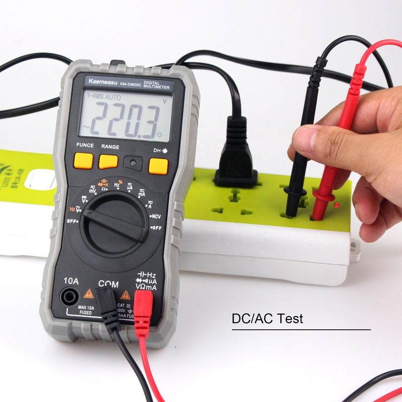 多機能ポケットデジタルマルチメーター 電工 ユニバーサルメーター 高精度DC/AC NCV True RMS マルチメーター テスト