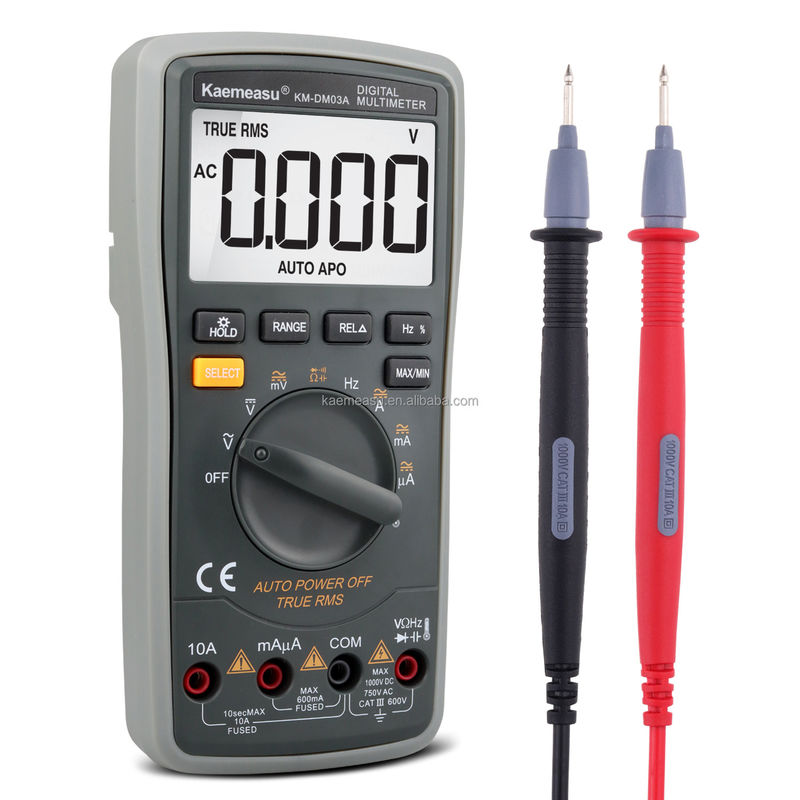 03A OEM ODM 産業用電子マルチメーター ダイオード試験 AC DC電圧 電流 ヴォルトメーター プロのデジタルマルチメーター