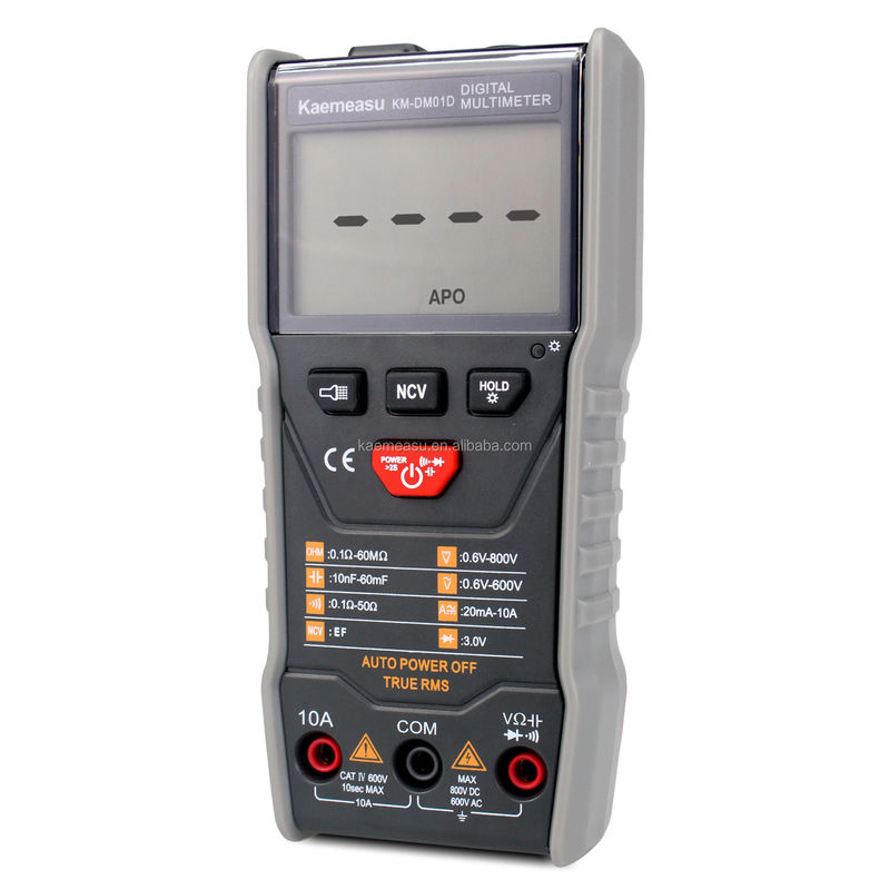 オートレンジング デジタル ウォルトメーター ミニ ポータブル 3 5/6 桁 DC/AC True-rms NCV スマート マルチメーター