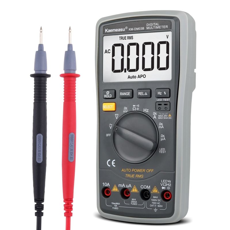 熱売り 工業用電子マルチメーター 高精度 6000 カウント 1000v AC DC デジタルマルチメーター