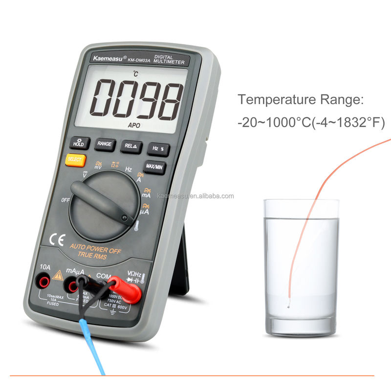 OEM ODM 産業用電子マルチメーター 1000v Ac Dc デジタルマルチメーター プロの自動整理マルチメーター