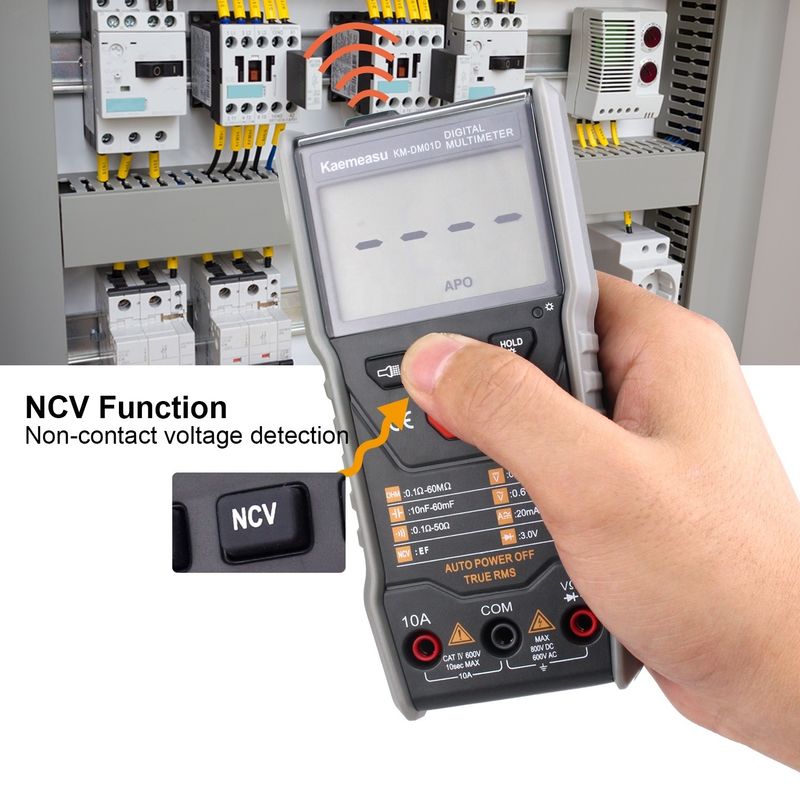 自動レンジ スマート測定電気工 6000カウント ベンチデジタルマルチメーター Ncv T-rms機能