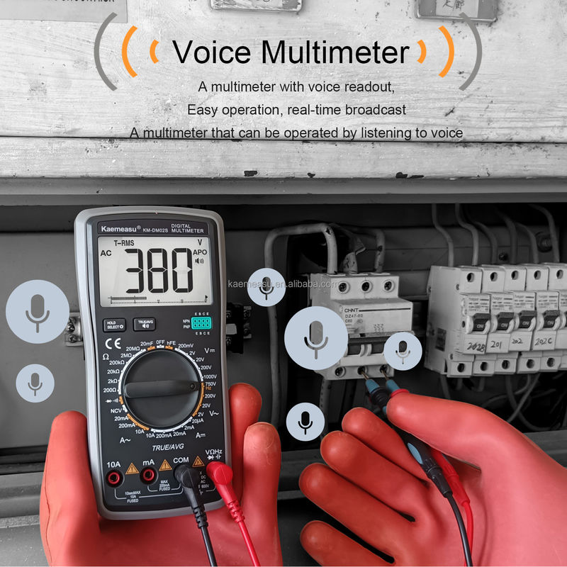OEM ODM 電子マルチメーター DC AC NCV プロフェッショナル True RMS Tester オートレンジ スマート音声レポート マルチメーター