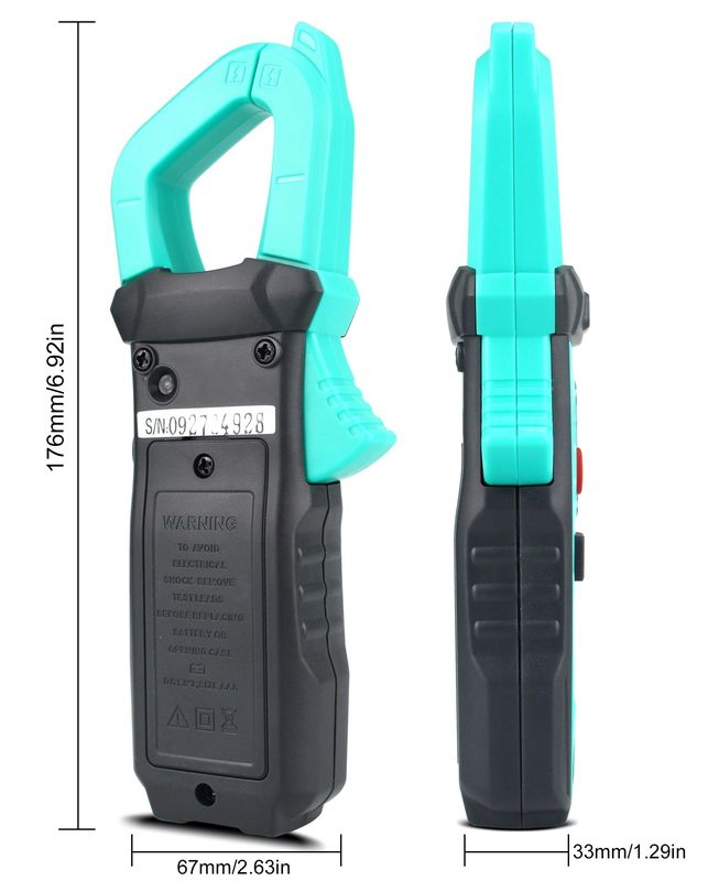 21C ホットセール 電動クランプ メーター 電圧検出器 マルチメーター ポータブル クランプ マルチメーター デジタル マルチメーター
