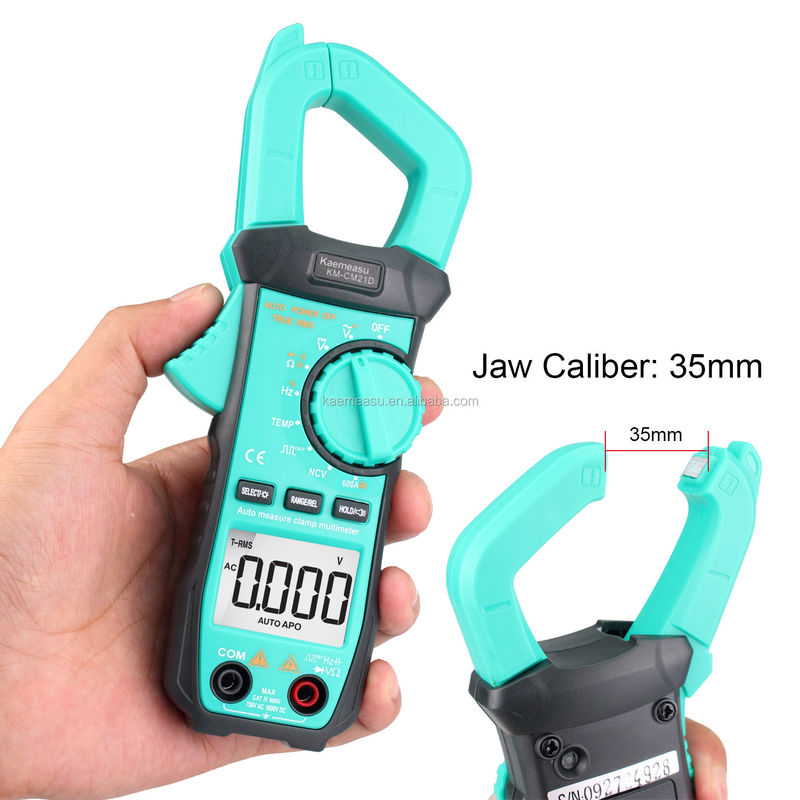 携帯デジタルマルチメーター 電圧検出器とクランプ 抵抗測定範囲 600Ω/6kΩ/60kΩ/600kΩ/6MΩ/40MΩ