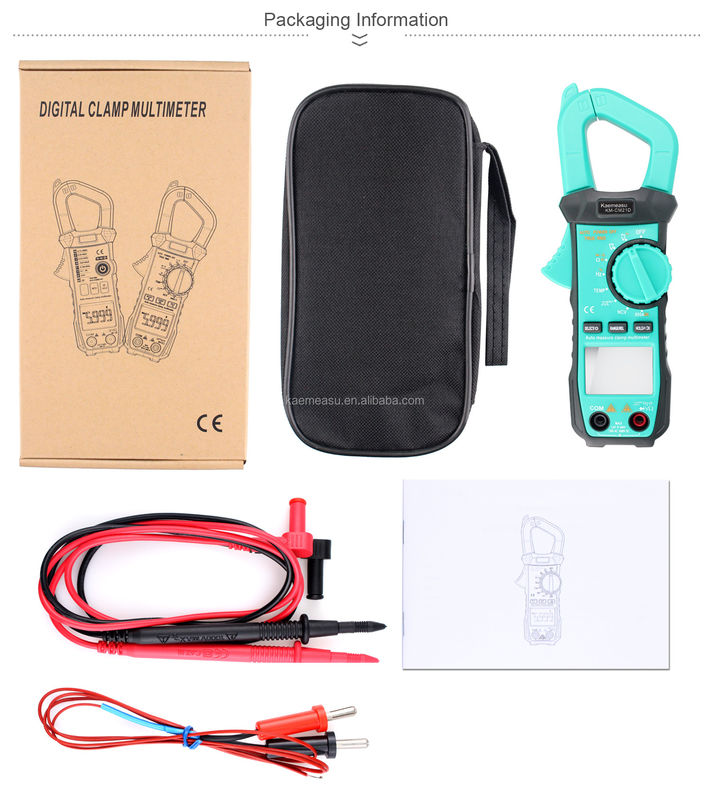 携帯デジタルマルチメーター 電圧検出器とクランプ 抵抗測定範囲 600Ω/6kΩ/60kΩ/600kΩ/6MΩ/40MΩ