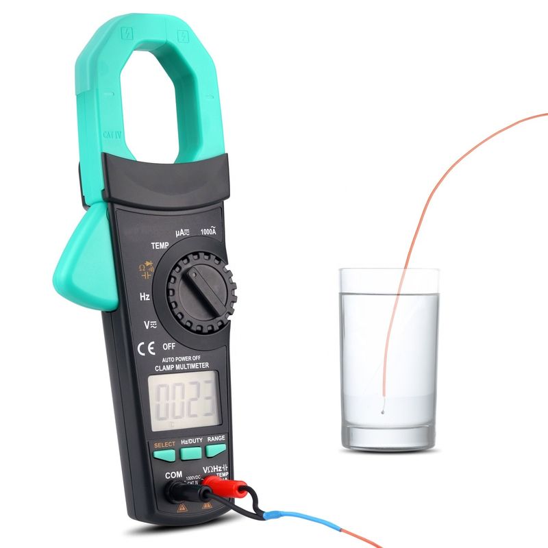 プロ 1000A AC/DC ストレージクランプメーター 3 5/6 桁のディスプレイと多機能の電流測定