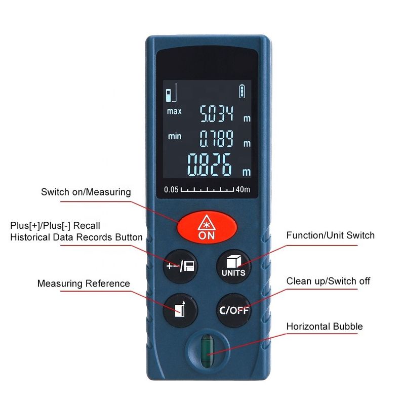 OEM ODM ミニハンドヘルドレーザー距離計 測定ツール 電子ライナー デジタルレーザー距離計 販売