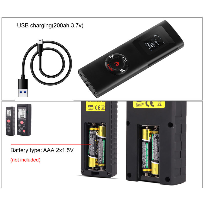 40m 100m OEM ODM ミニポータブル デジタルレンジメーター 赤外線レーザー距離計 電動レーザーレンジメーター
